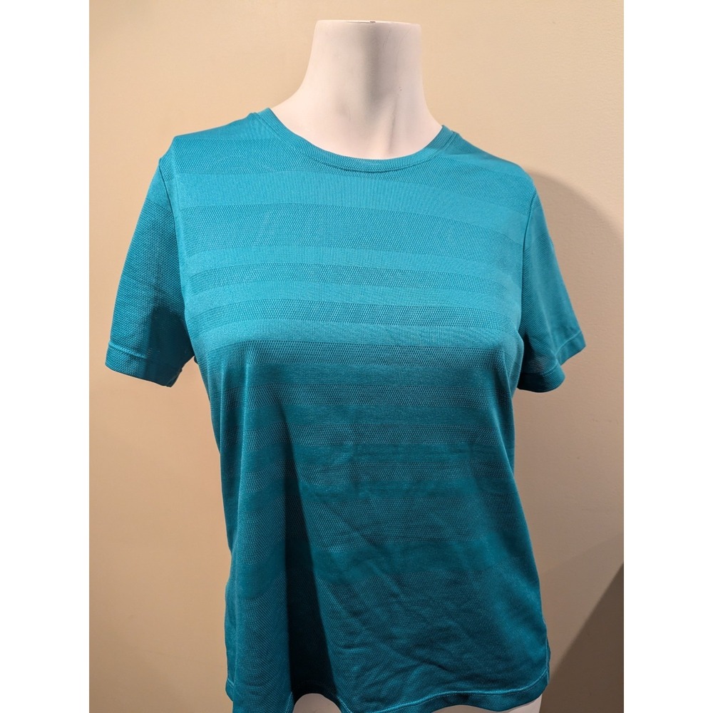 MPG Women's Green Short Sleeve Round Neck Athletic T-Shirt Top‎ Size Small
